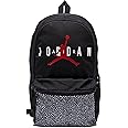 Nike Jordan HBR Air Back Pack, Black/Elephant Print, L