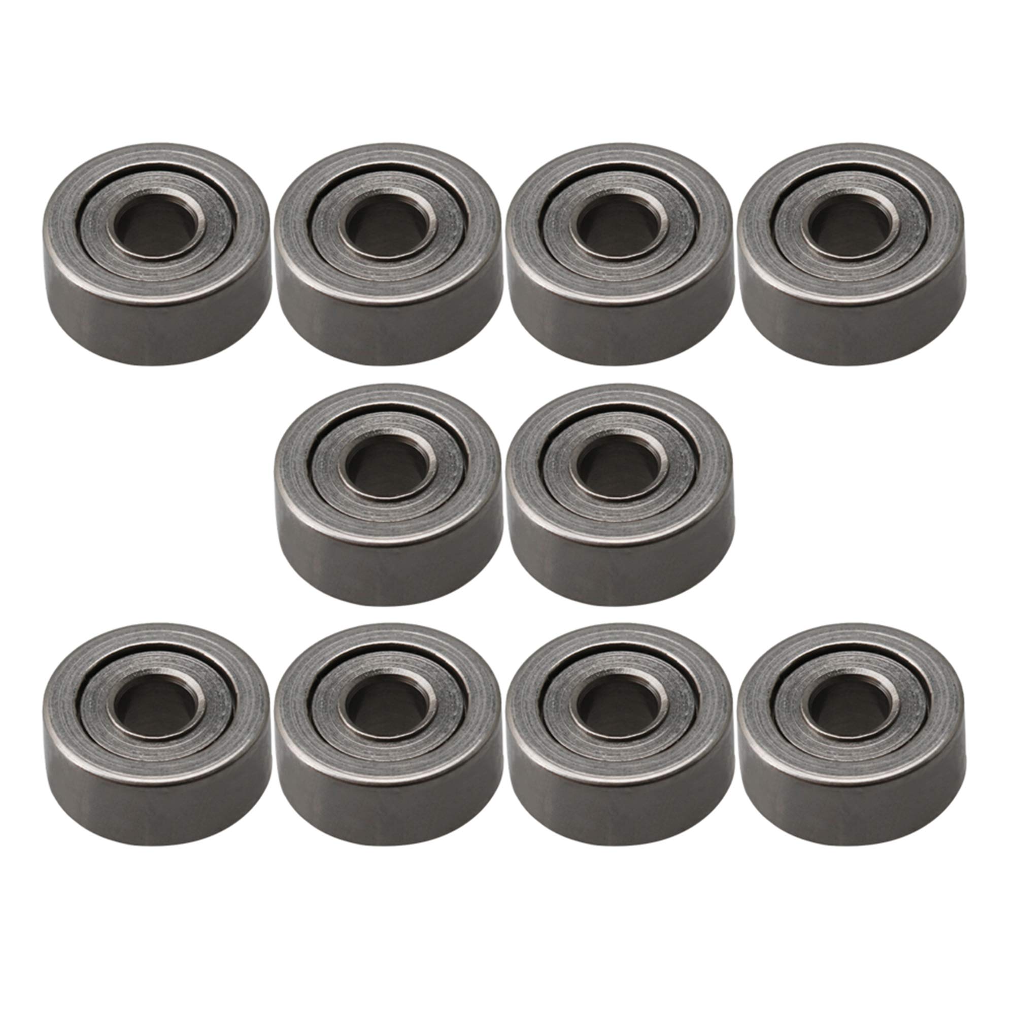 CNBTR 2x6x2.5mm Bearing Steel Mini Groove Ball Bearings Sliding Wheels DIY Industry MR62ZZ Pack of 10