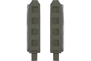 IDOGEAR SPORTS Tactical Back Panel MOLLE Zipper Kit Molle Zipper Strap with Expand Loading for Tactical Vest CPC JPC AVS