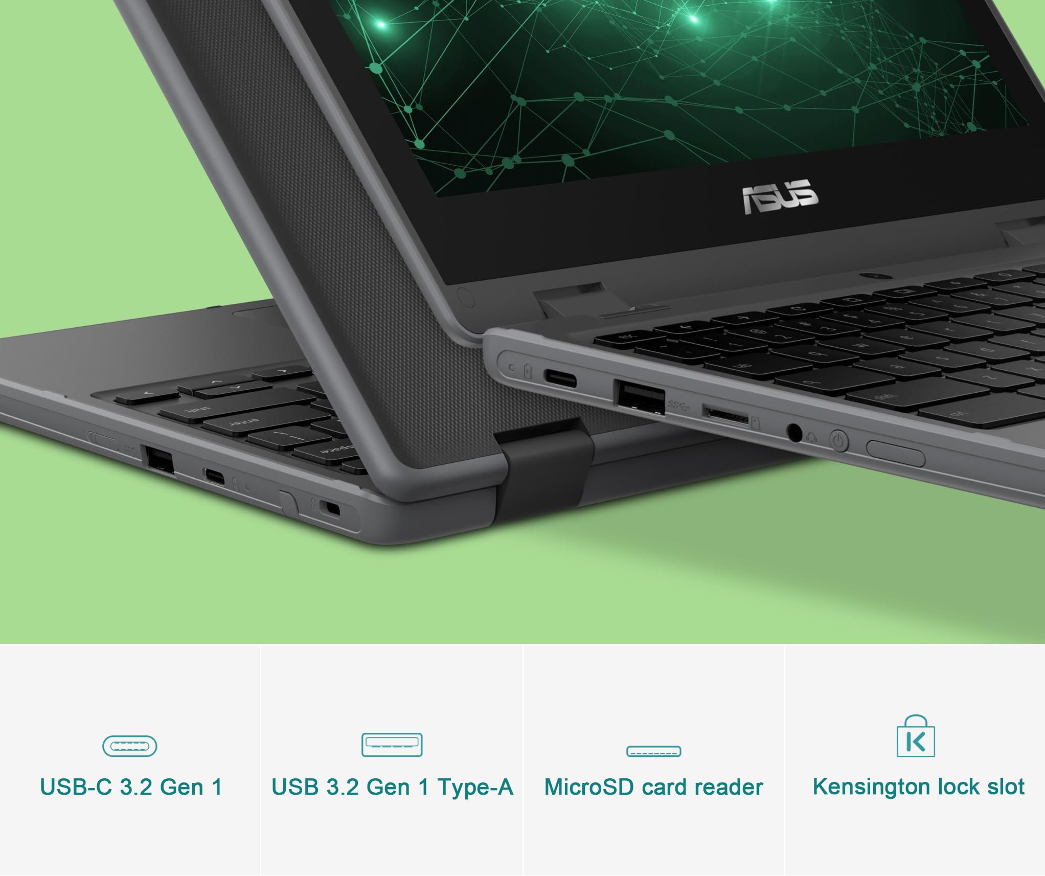 ASUS Chromebook Flip CR1 2-in-1 Laptop (11.6