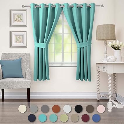 Veeyoo Blackout Curtains Grommet Top Thermal Insulated Room