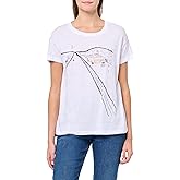 Armani Exchange Womens Road Trip Slub Logo Tee