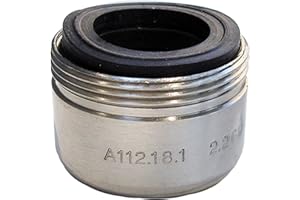 LASCO 09-1979 Fit Most Dual Thread Faucet Aerator with Standard Male and Female Adapter, Satin Nickel