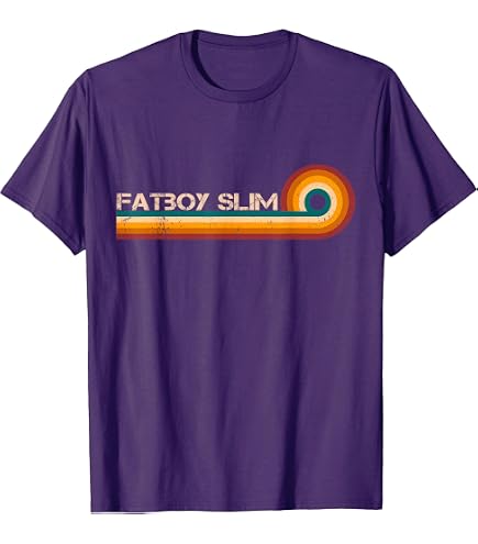 Amazon.com: Fatboy Slim Black Classic T-Shirt : Clothing, Shoes