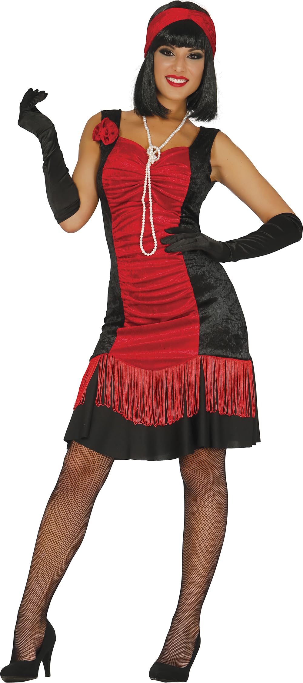 FIESTAS GUIRCA Bicolor Charleston costume for women
