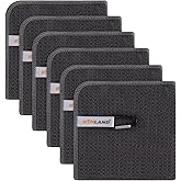 SUNLAND Microfiber Sweat Absorbing Handkerchief 12x12inch 6 Pack Sport Gym Daily Use Hankies for Wicking Sweat from Hands Face Body