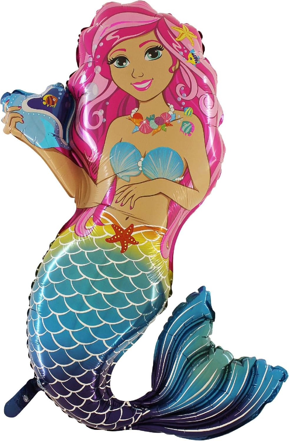 Toyland® 107cm (42") Mermaid Party Balloon - Party Decorations, Multi