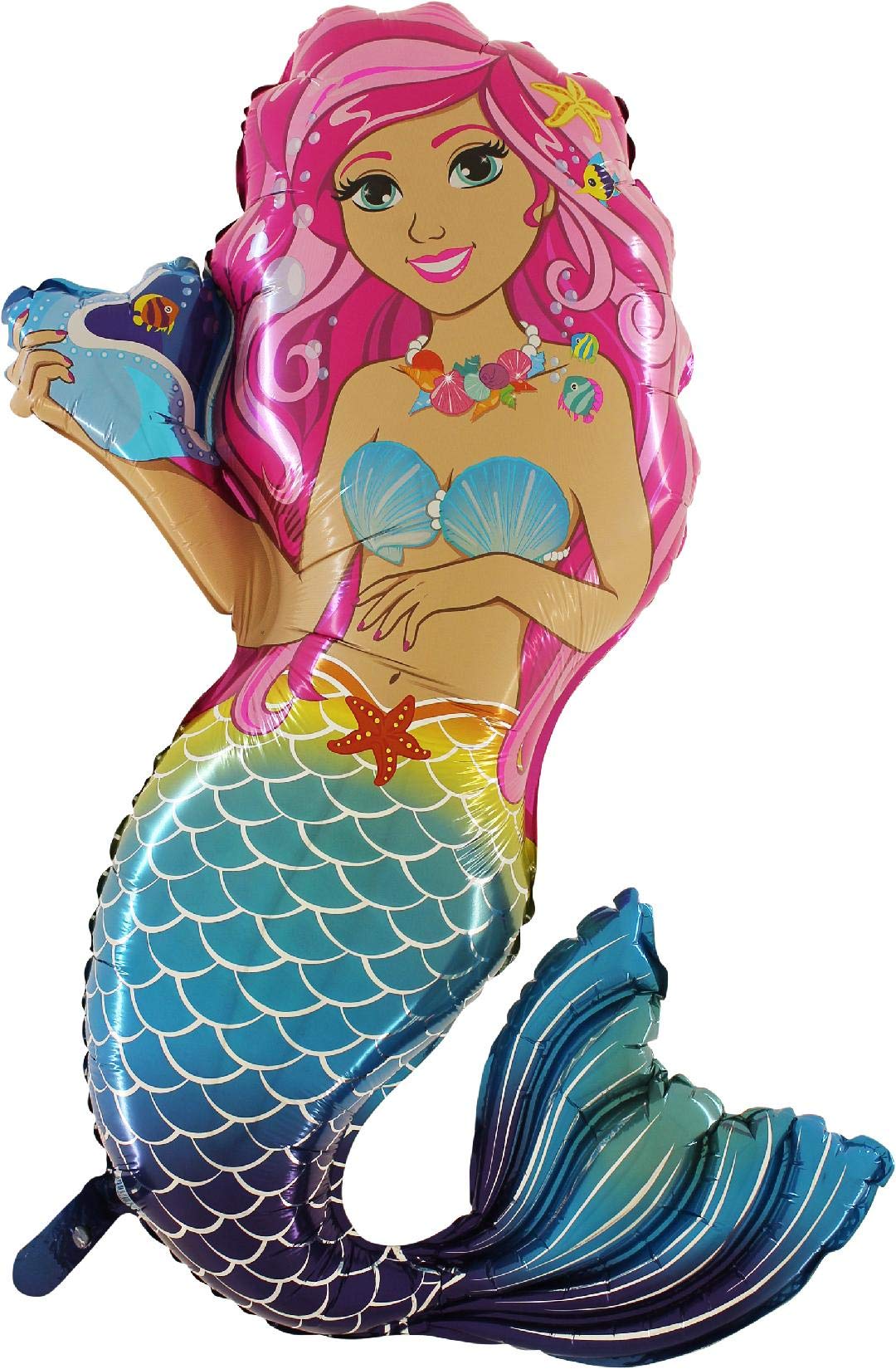 Toyland® 107cm (42") Mermaid Party Balloon - Party Decorations