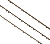 Olson SA4980 Assorted Double Reverse Tooth Scroll Saw Blades 18 Pack Carbon view 2