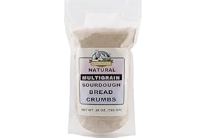 Bakerdale Natural Multigrain Sourdough Breadcrumbs, 28 Ounces in reclosable Pouch, made from Natural Multigrain Flour and Filtered Water Only.