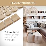 The Essential Concierge 137 Pack Furniture Pads Felt 3M Adhesive Floor view 4