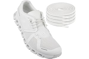 Endoto 2 Pairs Elastic Shoelaces for ON Cloud 5 & 6 No Tie Replacements Shoes Laces Stretchy Bungee Running Training