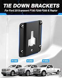 Forccord 4pcs Tie Down Anchors Plates for Ford F150