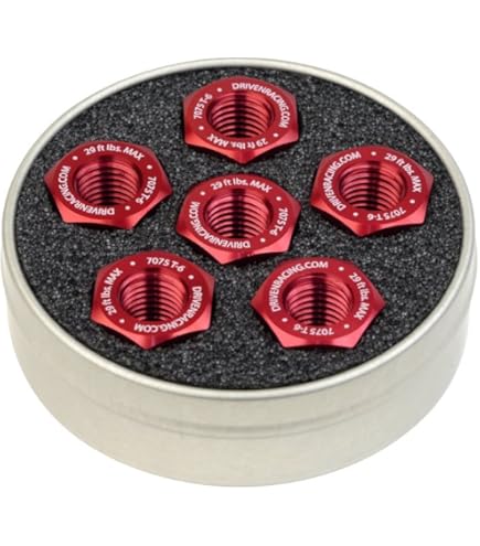 Amazon.com: Driven Racing DSN BK Black M10 x 1.25mm Thread Pitch