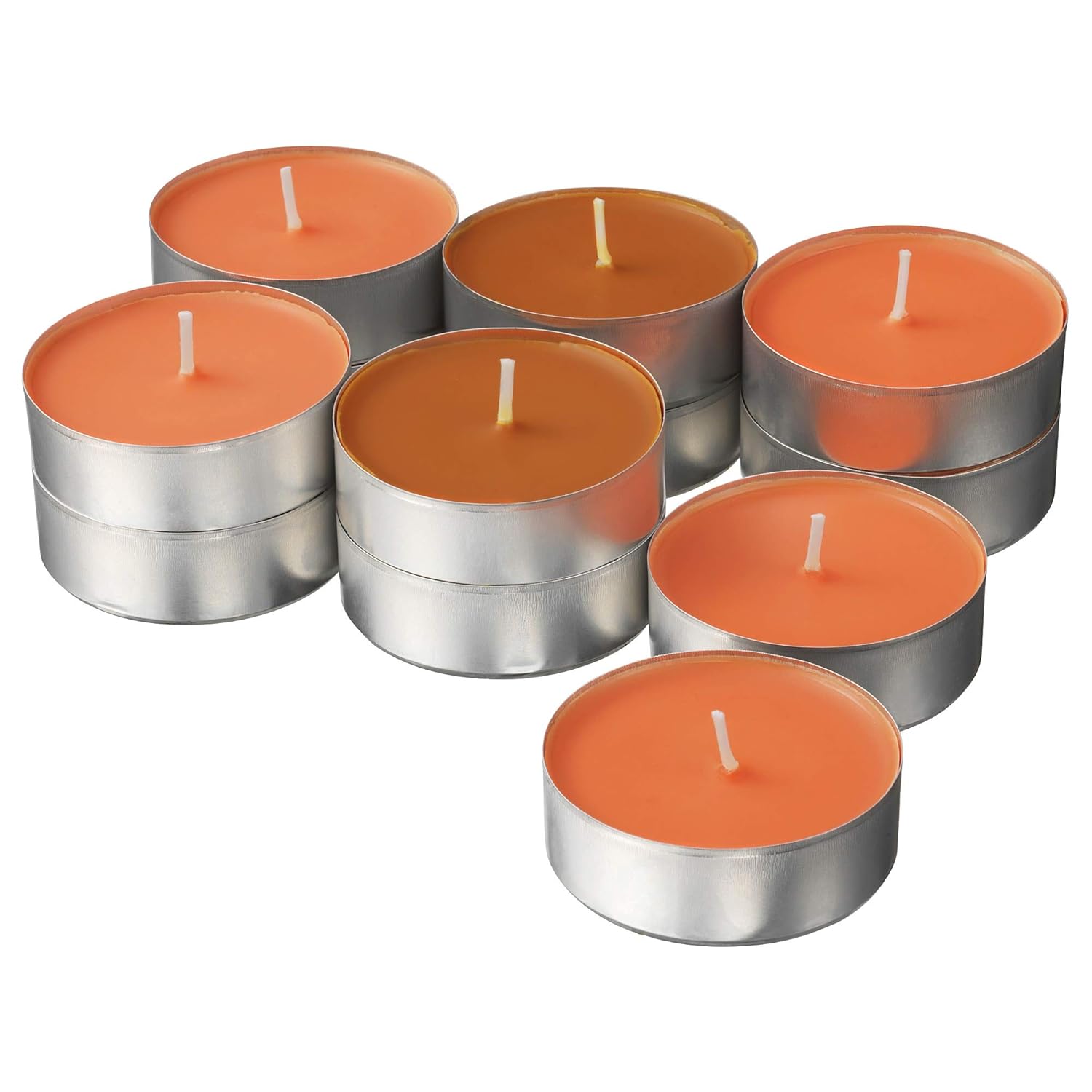 Buy Ikea's Sinnlig Scented Tealight Candle, Tangerine Sunshine, Orange