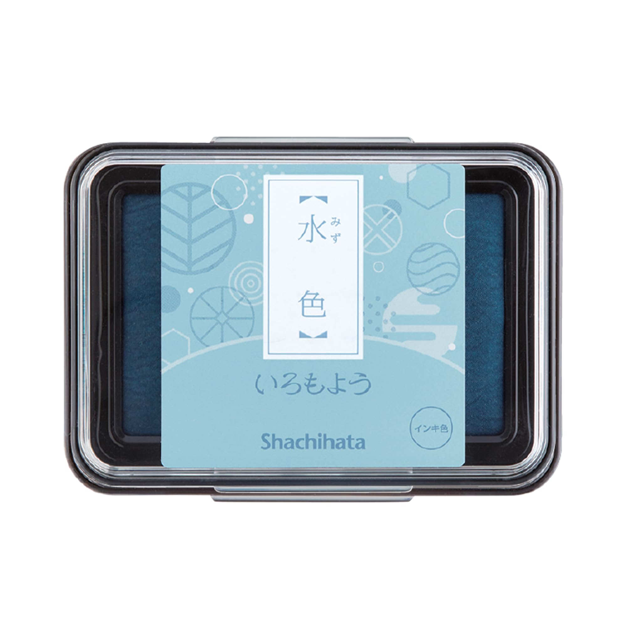 IROMOYO Stamp PAD, for Journaling and Scrapbooking| Traditional Japanese Ink Colour, Oil-Based Ink pad - Pale Blue, Speedy Drying Time