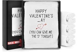 TERULLTASE Valentines Day Gifts for Him Boyfriend, Boyfriend Gifts for Him, Funny Gag Gifts for Men Husband Adults Couple, Mens Gifts Ideas Romantic Towel for Fiance Wedding Couple First Year Anniversary