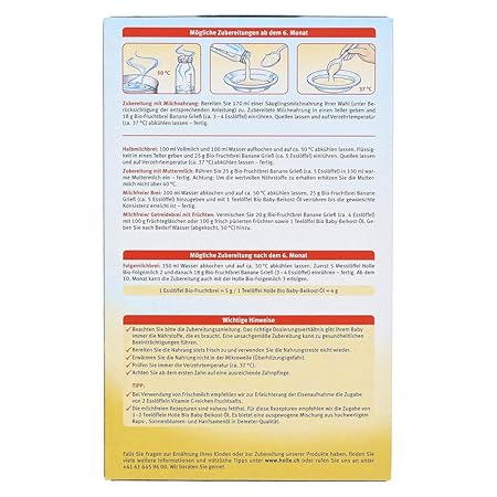 holle banana porridge