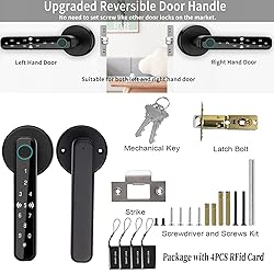 Fingerprint Door Lock, Biometric Door Lock, Keyless