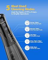 WAFLOO Water Flossers Portable 300ML 5 Modes 4 Tips IPX7 Waterproof view 2