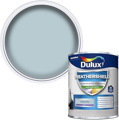 Dulux Weather Shield Quick Dry Satin Paint 750 ml Misty Sky