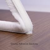 fowong Brush Draft Excluder Seal Strip 4.9m Self-Adhesive Window Door Weather view 4