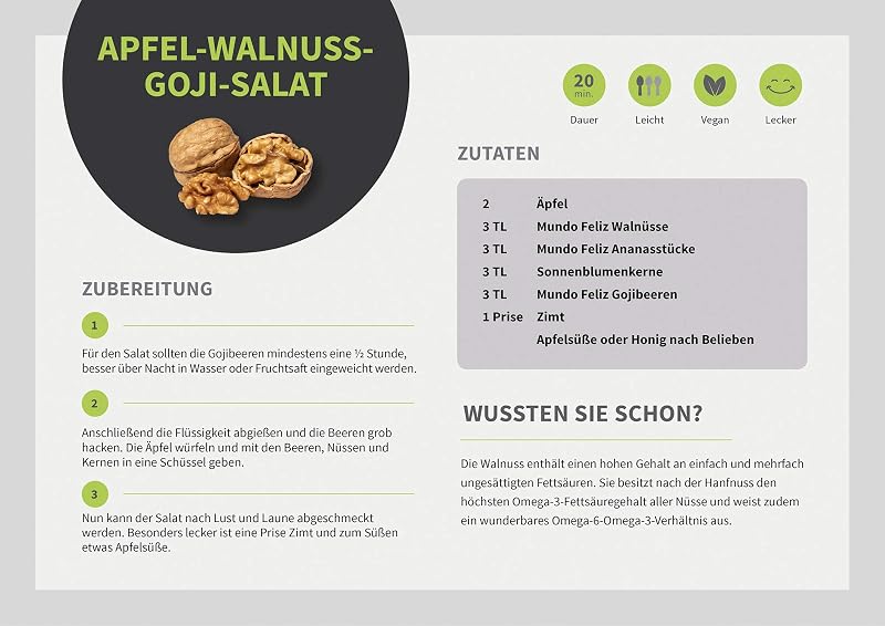 Organic Walnut Halves, 3 x 300g