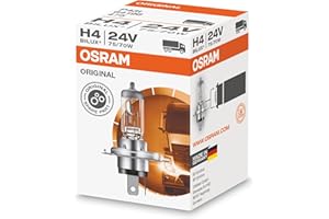 Osram 64196 lamp, H4, 24V, 75/70W, P43t, 1 piece in folding