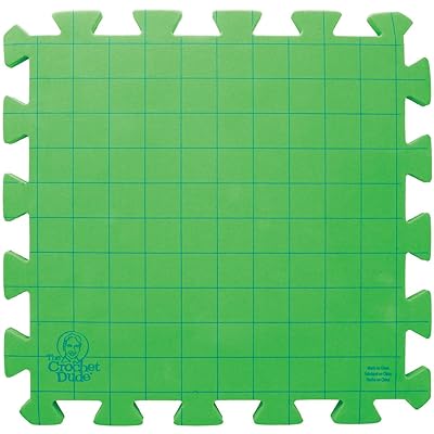 Green Crochet Blocking Board Puzzle by Boye Bahrain Ubuy
