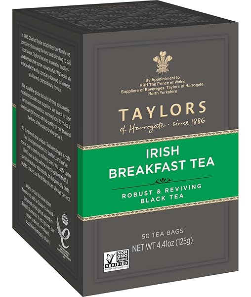 TAYLORS OF HARROGATE IRISH BREAKFAST, 50 TEABAGS