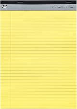 Pukka Pad Executive Refill A4 Legal Pad Pack of 5 100 Pages 60GSM Yellow view 2