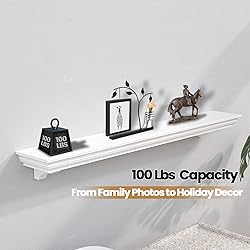 Fireplace Mantel with Invisible Heavy Duty Wood