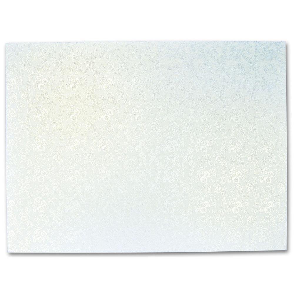 Staedter Rectangle Cake Board, White, 45 x 35 cm
