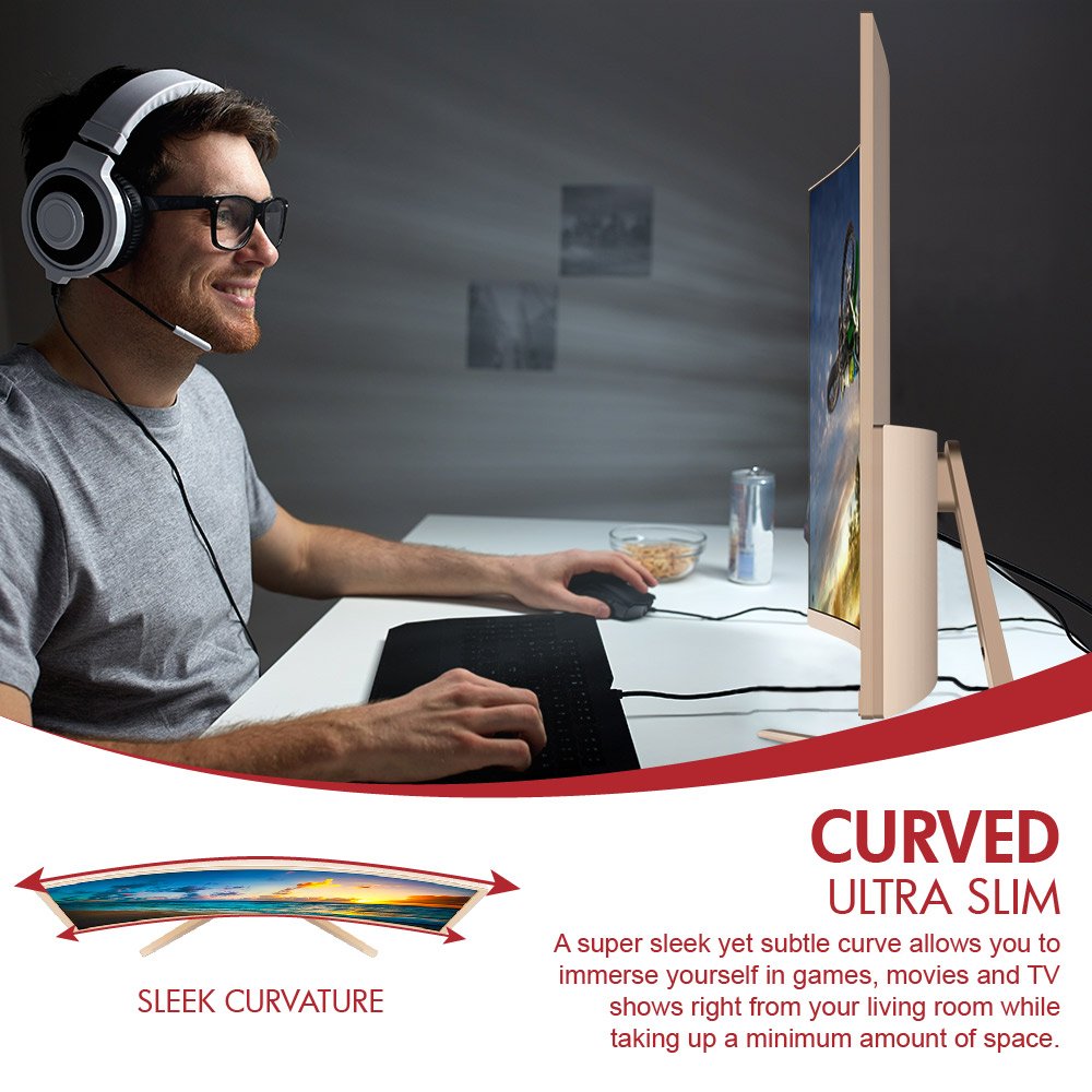 32 Inch WQHD 144 Hz Curved Computer 