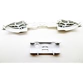 Lb Rb Bumper Button Home Guide Surround Replacement Compatible with Xbox Series X Controller White (1pc)