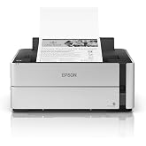 Epson EcoTank ET-M1170 Wireless Monochrome Supertank Printer | Cartridge-free monochrome printing; up to 20 ppm, Ethernet, auto 2-sided; ideal for small offices and businesses