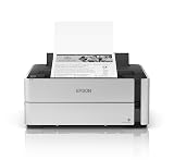 Epson EcoTank ET-M1170 Wireless Monochrome Supertank Printer with Ethernet PLUS 2 Years of Unlimited Ink*,White