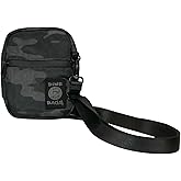 DIME BAGS Odor Sealing Crossbody Bag with Lock, Scent Blocking Carbon Filter Travel Pack, Lockable Sling Pouch (The Button)﻿