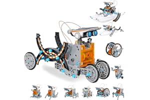 COBFDHA STEM Toys for Boys Ages 8-13, Solar Robot Science Kits for Kids Age 8-12, Educational Building Experiment Projects, Christmas Birthday Gifts for 9 10 11 14 Years Old Boy Girl Teen
