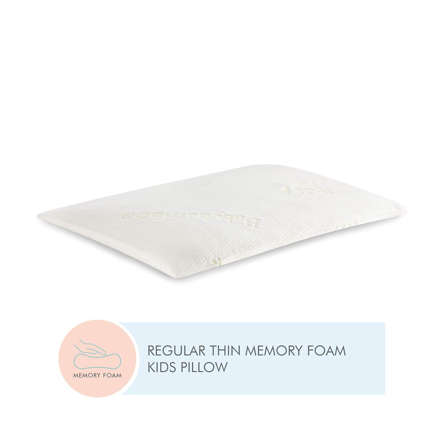 The White Willow Junior Size Memory Foam Pillow For Kids Organic