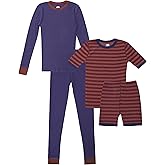 Fruit of the Loom boys 4-piece Tight Fit Pajama Set
