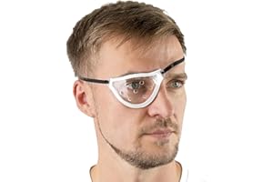 ANUDRA Eye Shield After Cataract Surgery, Cataract Eye Shield With Extended Elastic Strap & Soft Foam for Adults,Clear Eye Patch for Sleeping after Surgery