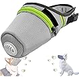 Dog Mask, Reusable Breathable Air Filter Mask, Adjustable Pet Gas Face Masks, Dog Smoke Respirator Muzzled, Muzzle for Large and Small Dogs (Gray, Small)