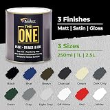 THE ONE All-In-One Paint & Primer Black Matt 250 ml Multi-Surface view 6