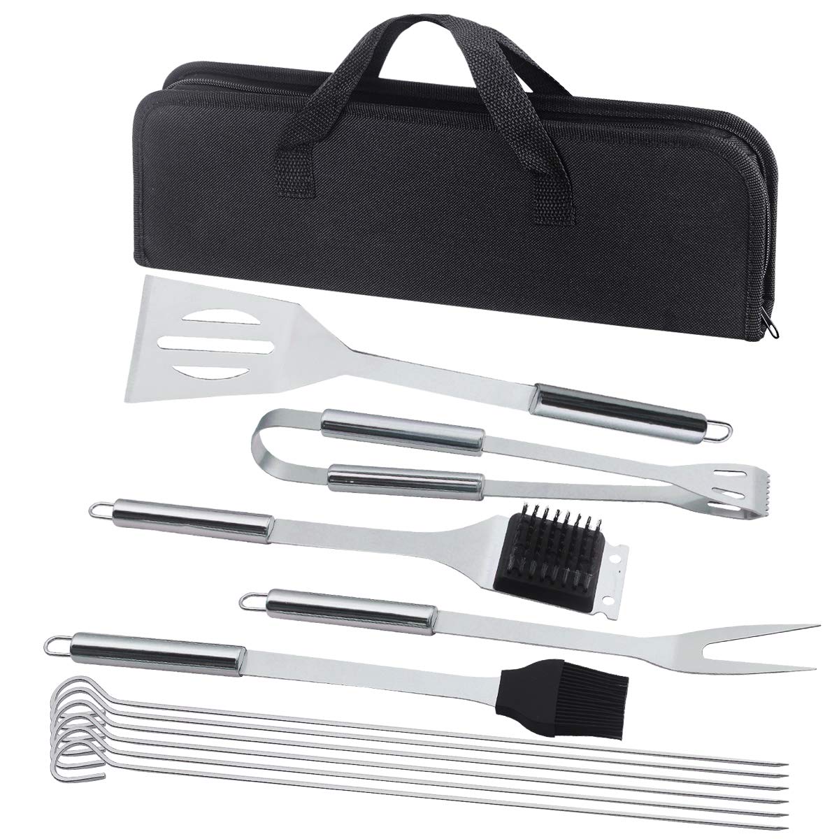 JOANBETE BBQ Grilling Set Stainless Steel Utensils Barbecue Tool Set