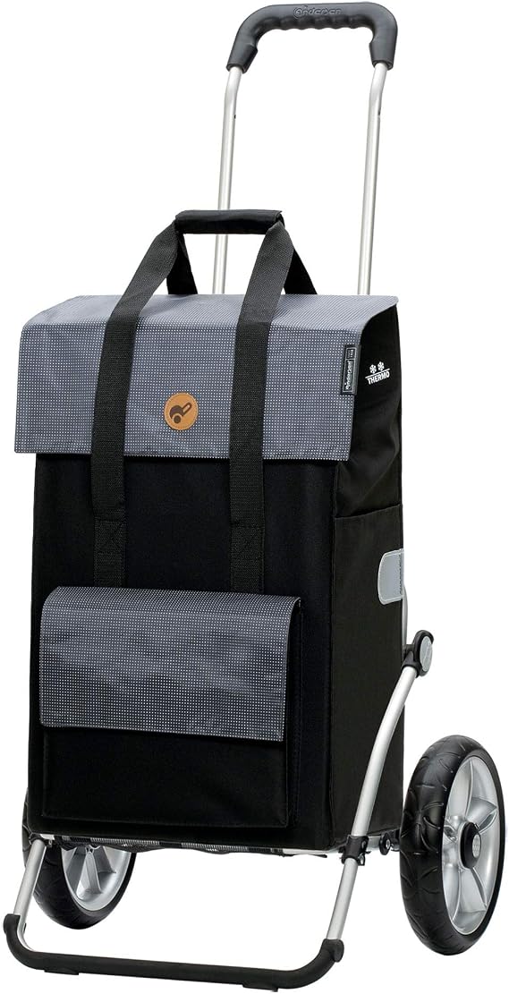 Andersen Einkaufstrolley Royal Aluminium Gestell Klappbar Mit Kugellagerrad 25cm Und 43 Liter 