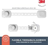 Dreambaby Twist 'N Lock Multipurpose Latch White 6 Pack Model G1435 view 3