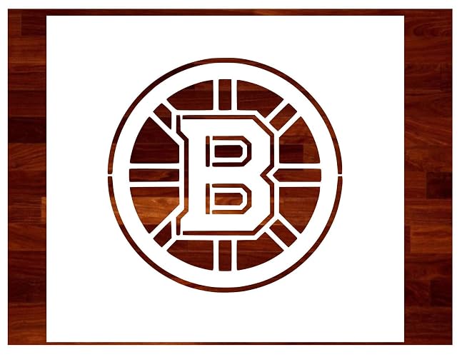 Amazon.com: Bruins ~ Stencil ~ 11" OVERSIZED ~ Custom Stencil: Handmade
