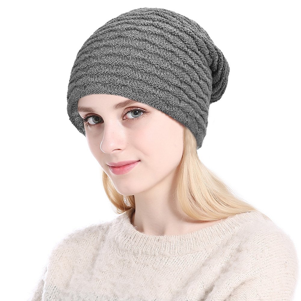 Vbiger Beanie Cappello in Maglia Cappelli Invernali Berretti in maglia Cappello Invernale Beanie Unisex Caldo Cappello per Sci/Bici/Moto