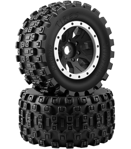 Traxxas TRX8973 Pneumatici su cerchio nero (doppio battistrada 2,8/3,, 39,95